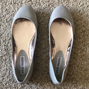 Steve Madden Light Grey Ballet Flats